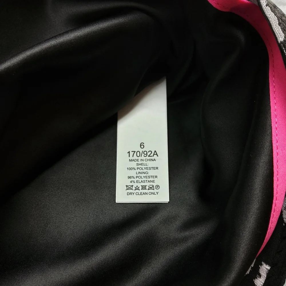 Kate Spade New York, Floral Taxi Mainline Dress, Black&White, Women's Size 6 NWT